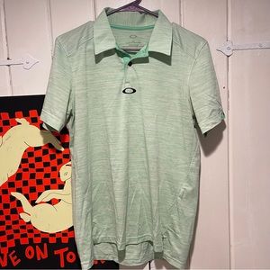 Green Oakley Golf Shirt
